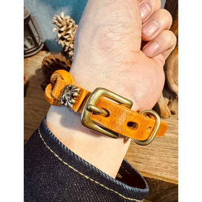 本儿哥的皮具店牛皮手环手链手工皮具牛皮编P织复古植鞣男女情侣