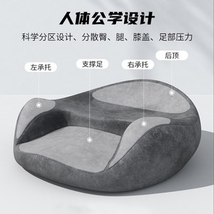 冥想垫瑜伽打g坐禅修静坐坐不塌懒人坐垫蒲团垫子记忆棉座垫
