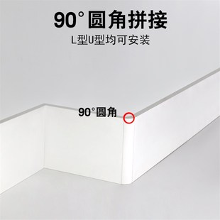 单轨双轨顶装 静音铝合金c窗帘轨道窗帘盒挡板一体式 滑道滑轨导轨