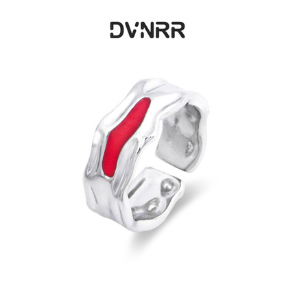 永夜星河凌妙妙同款红色暗夜熔岩法器虞书欣开口食指戒