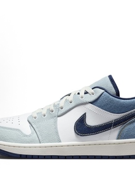 耐克AJ1白蓝牛仔百搭板鞋IH0648-141