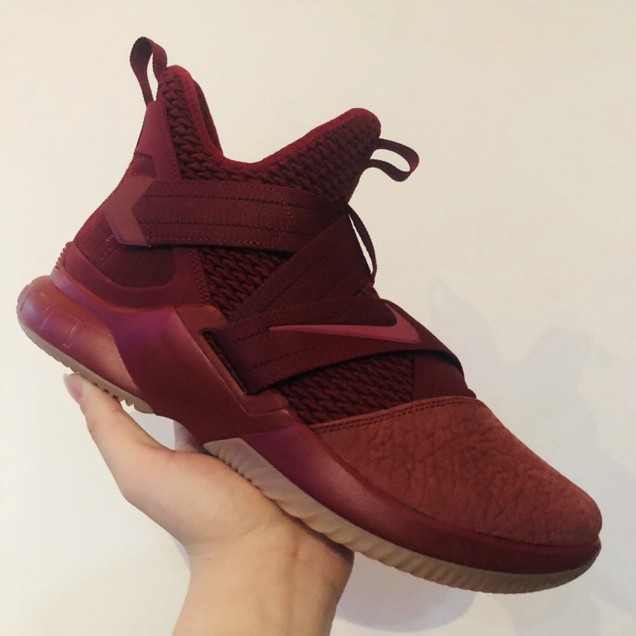 Nike/耐克正品詹姆斯士兵12男子中帮篮球鞋AO4055-600 断码清仓