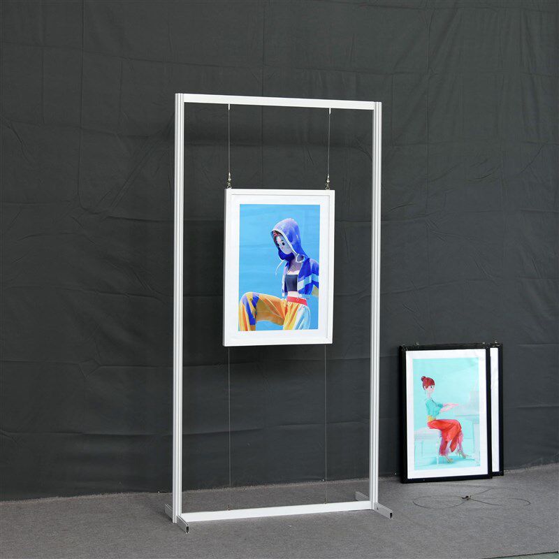 速发画展展示架折叠八棱柱书画展板书画幼儿园绘画作品摄影美术挂