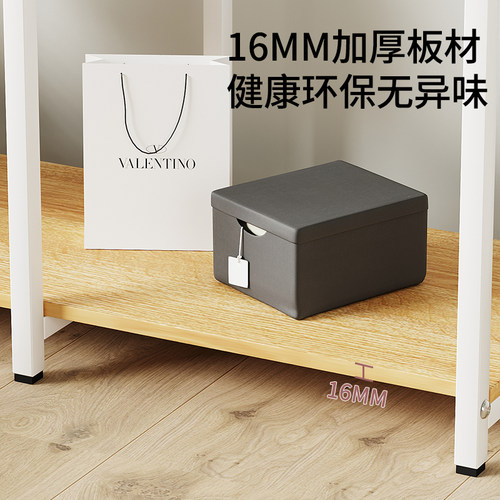 速发衣柜简易布衣柜家用卧室金属落地衣架钢架结构结实耐用开放式