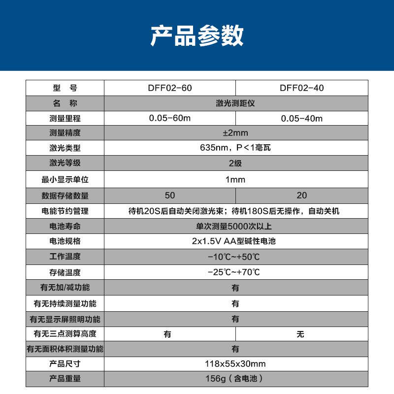 速发爆品厂促东雷射测距仪手持测房尺电子尺高精度量成量仪器品