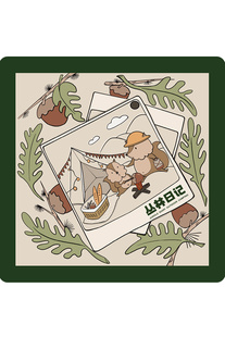 速发丛林日记野餐垫防游户便携加厚野餐布垫外亲子潮公园草坪聚会