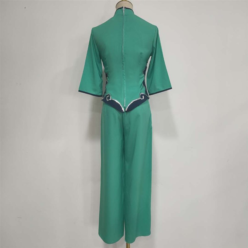 速发古典舞蹈演出服胶州秧歌服花鼓灯独舞艺考服练功服套装表演服