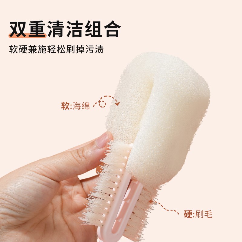 速发杯刷长柄刷水杯清洁神器多功能可拆卸海绵头清洁杯刷无死角清图片