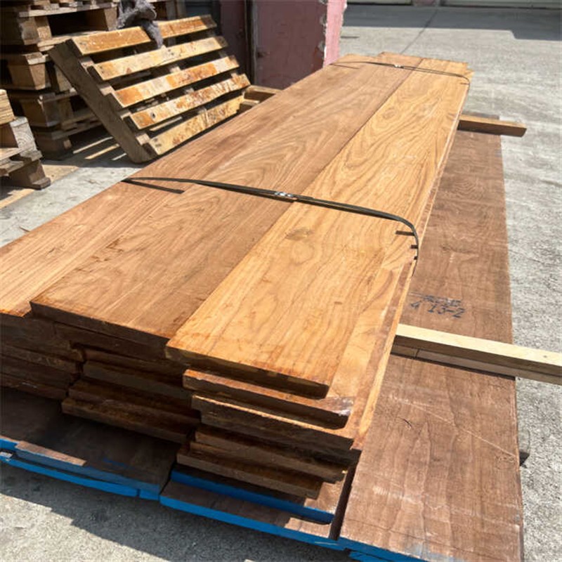 速发缅甸柚木实木大枋材楼梯踏板地板木料工艺品桌面台面家具扶手
