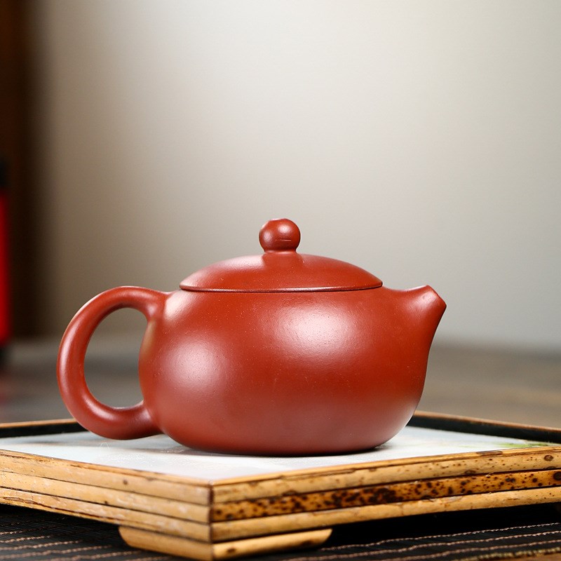 速发宜兴原矿大袍红紫砂壶 西施泡茶壶纯工手功夫茶具 直播供货货