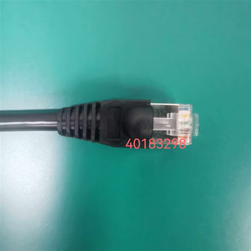 速发现货RJ48-10P1护套10芯RJ50水晶头网线-长度0.5米5对双绞线