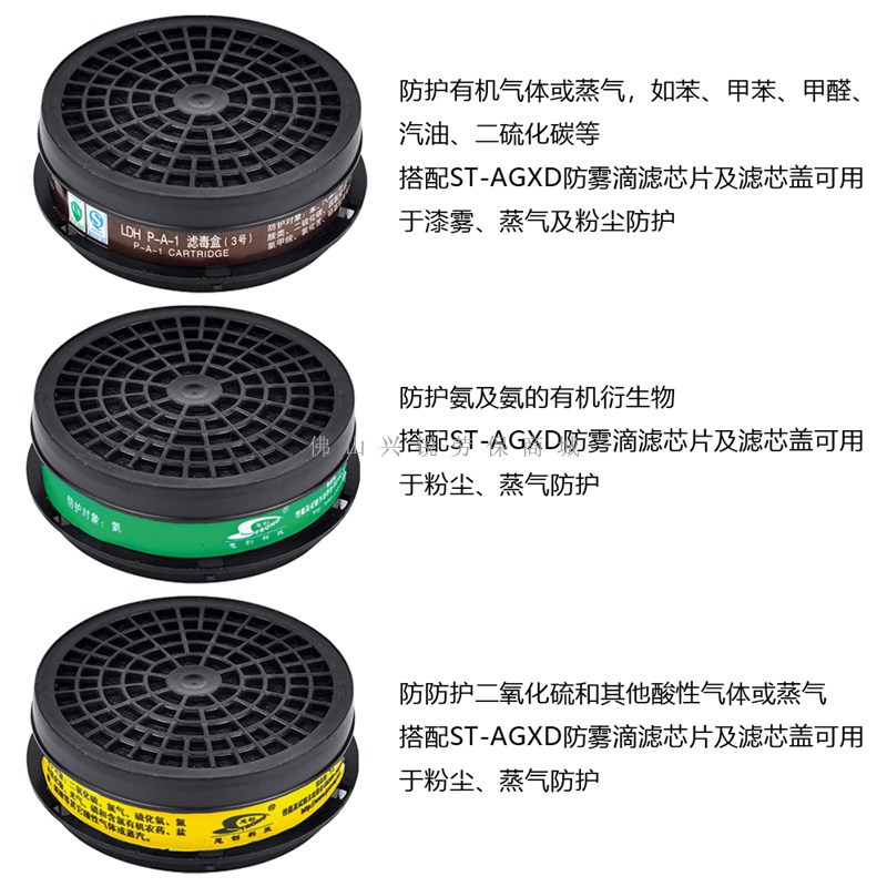 速发思创防毒面具化工喷漆防异味甲醛活性炭防尘毒橡胶面罩
