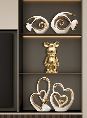 速发客厅摆件套装组礼轻奢高档家居酒柜电视柜装饰品玄关居迁新乔