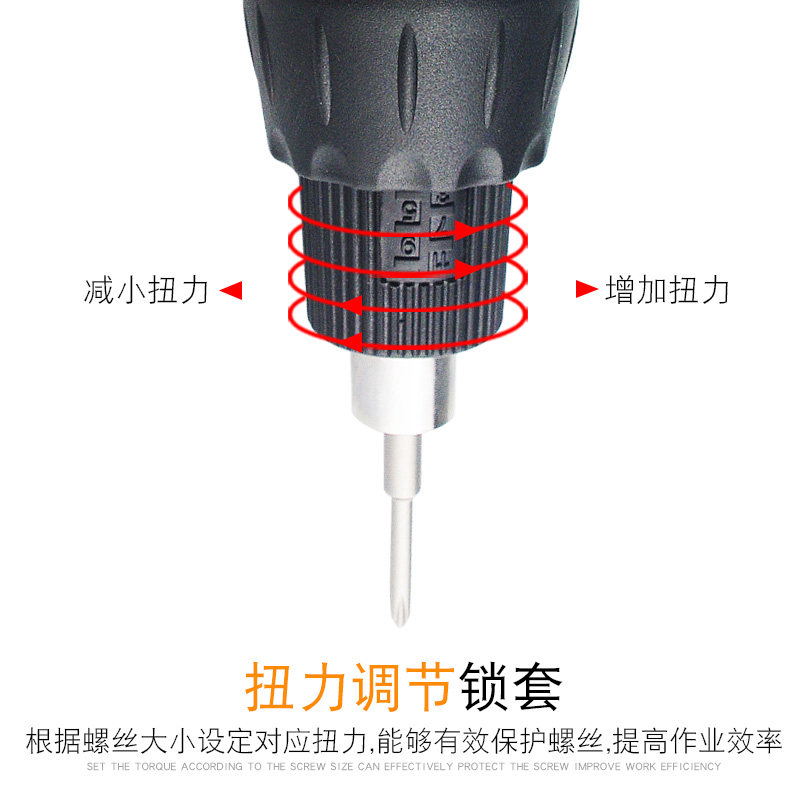 速发安埗电动螺丝刀220v电动起子直插式电改锥801小型直柄罗802电