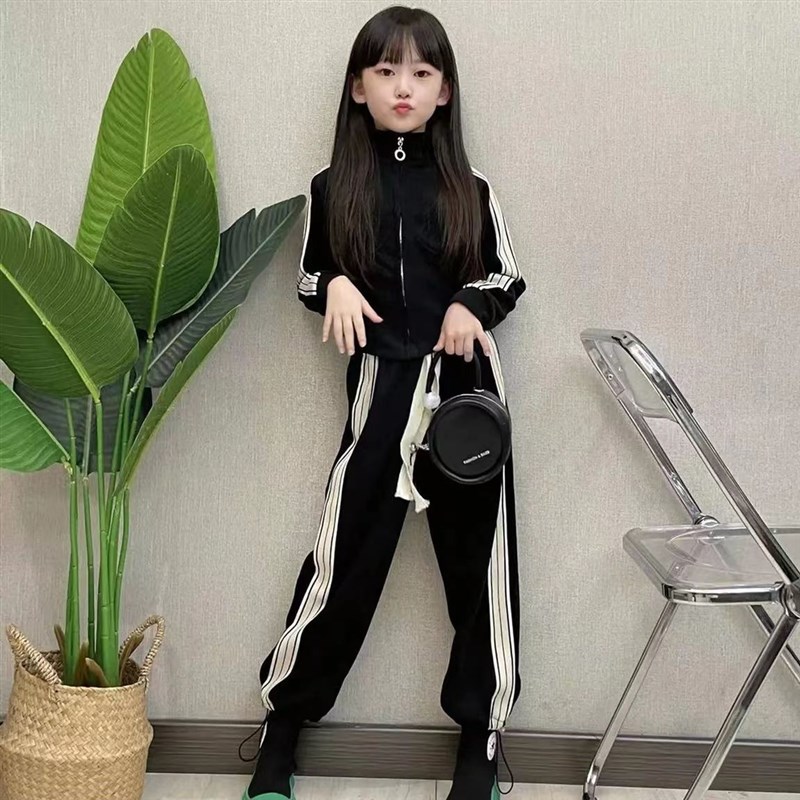 尚美乐乐儿童套装新款5网红6洋派7中大童8运动10衣服12岁13潮14