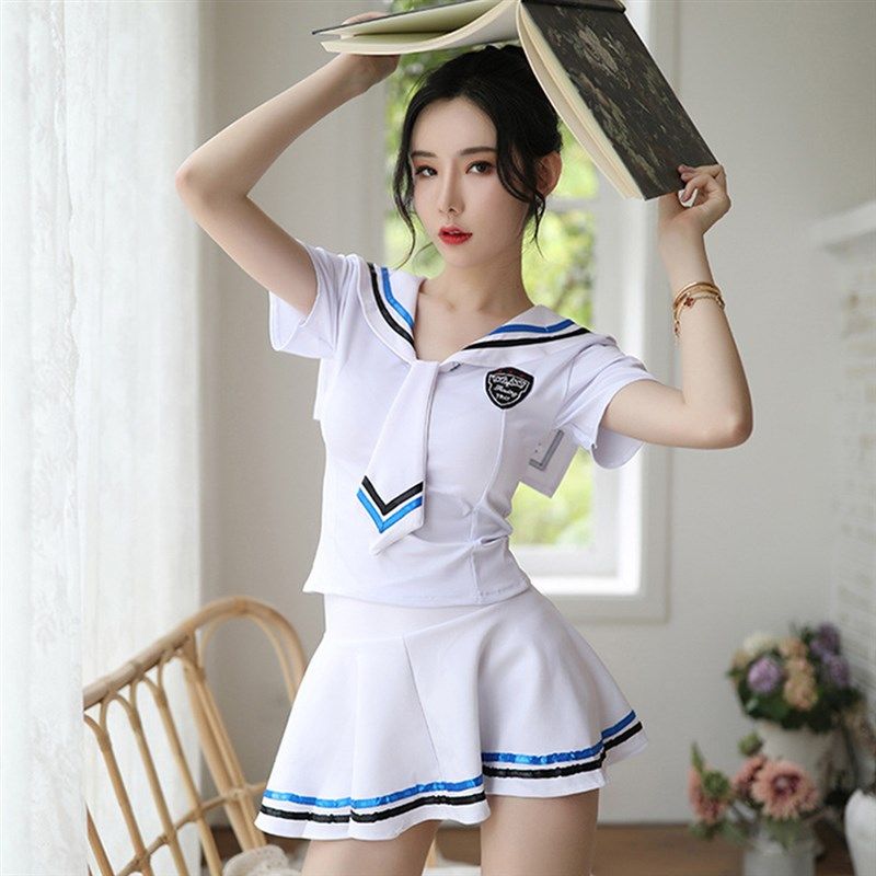 Marine Style Sailor Suit Japanese School Uniform For Girls S