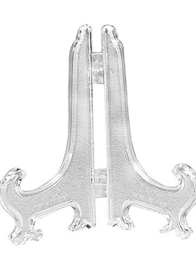 12Pcs 3 Inch Plastic Easels or Plate Holders Display Dinner