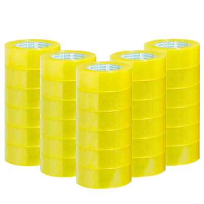 厂促透明胶带大卷45cm快递封箱打包胶带加宽黄色厚胶布纸定制整箱