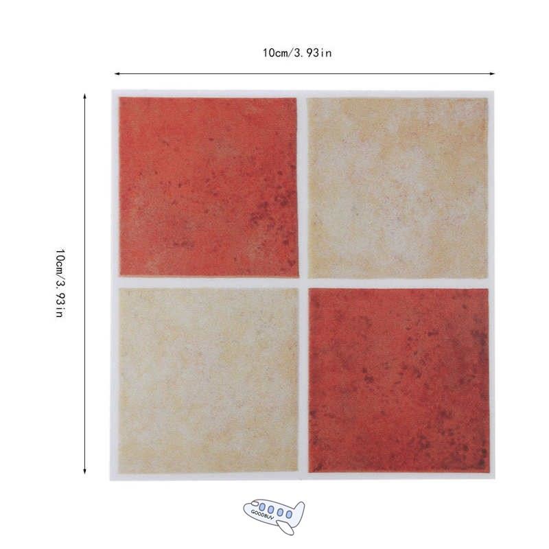 18pcs Mosaic Tile Transfer Stickers Bathroom Kitchen DIY Hom