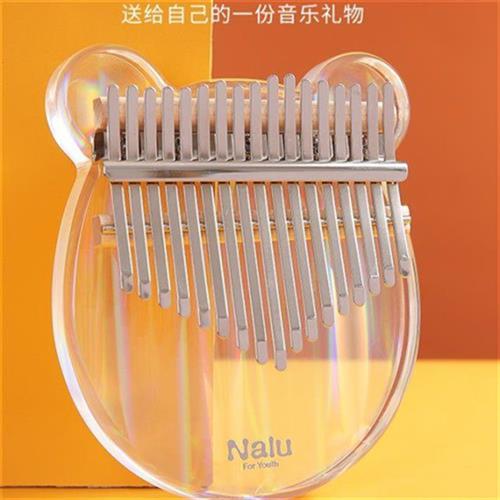 闲识音拇指琴nalu水晶拇指琴卡林巴kalimba手指琴初学者17音