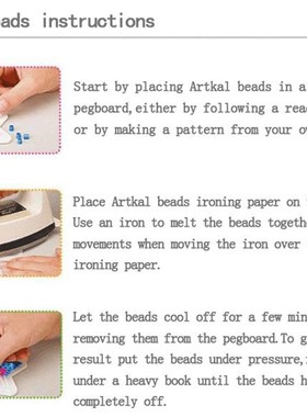 500 pcs pack 5mm Hama Beads/ PUPUKOU Iron Beads GREAT KID FU