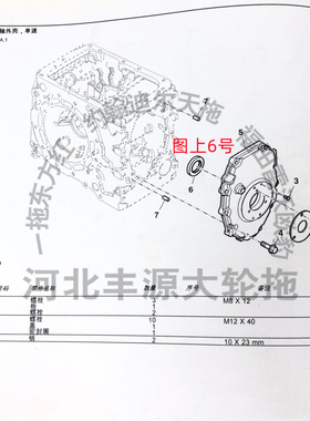 迪尔5-拖拉机农机配件后桥壳体动力输出轴油封AZ49290密封圈油封
