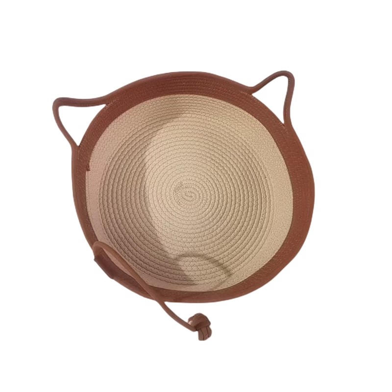 厂家猫窝狗窝小型宠物圆形手草绳窝小房子夏季易清理狗窝猫窝