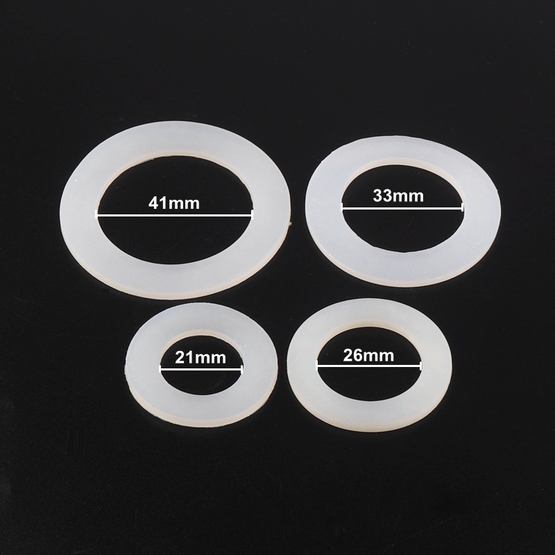 10pcs Inner DIa 21/26/33/41mm Silicone Gasket High Temperatu