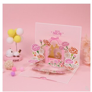 mothers day cards love u mom womens day thank you card 3d