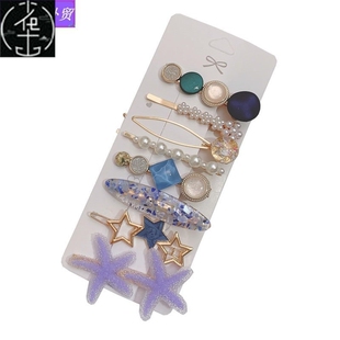 极速Hair clip Ins bangs hair Suit Trinkets woman Headwear