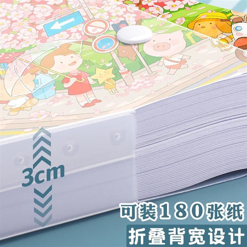 4K磨砂画稿收纳袋画夹画册收纳美术生8K手提画袋作品袋画纸收纳册