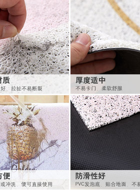 Cut European inTs door can cut North PVC loop floor mat li