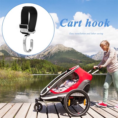 1pcs Diamond Quality Baby Stroller Hook Hanger 360 Degree Ro
