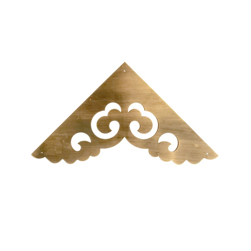 仿古大门锁扣拉手中式铜门环别墅庭院木门栓插销套件明装铜拉手