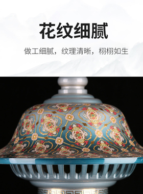 全铜嵌丝佛前佛具用品大全家用供具供佛花瓶供水杯供果盘仙家香炉