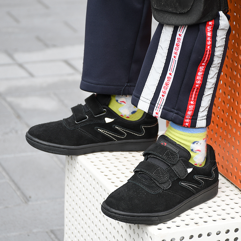 极路客中小童27-36码专业学员训练滑板鞋耐磨减震男女 儿童滑板鞋