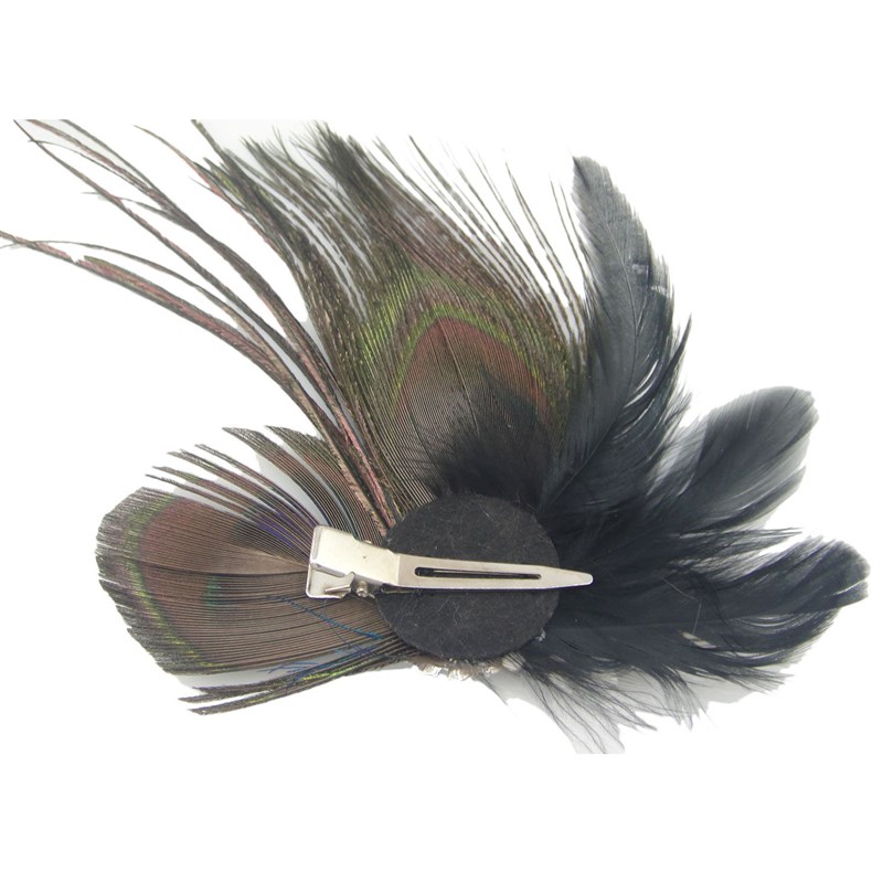Cute Peacock Feather Hair Clip Beautiful and Stylish Feather