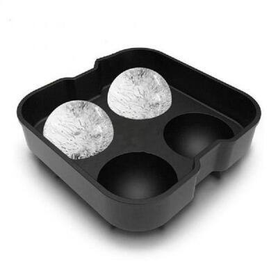 极速Multifunctional Ice Ball Maker 4cavity Silicone Ball