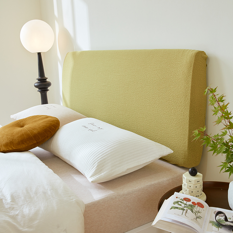 夏季凉感床头套罩2023新款床靠背罩防尘木床头罩套全包通用可拆洗