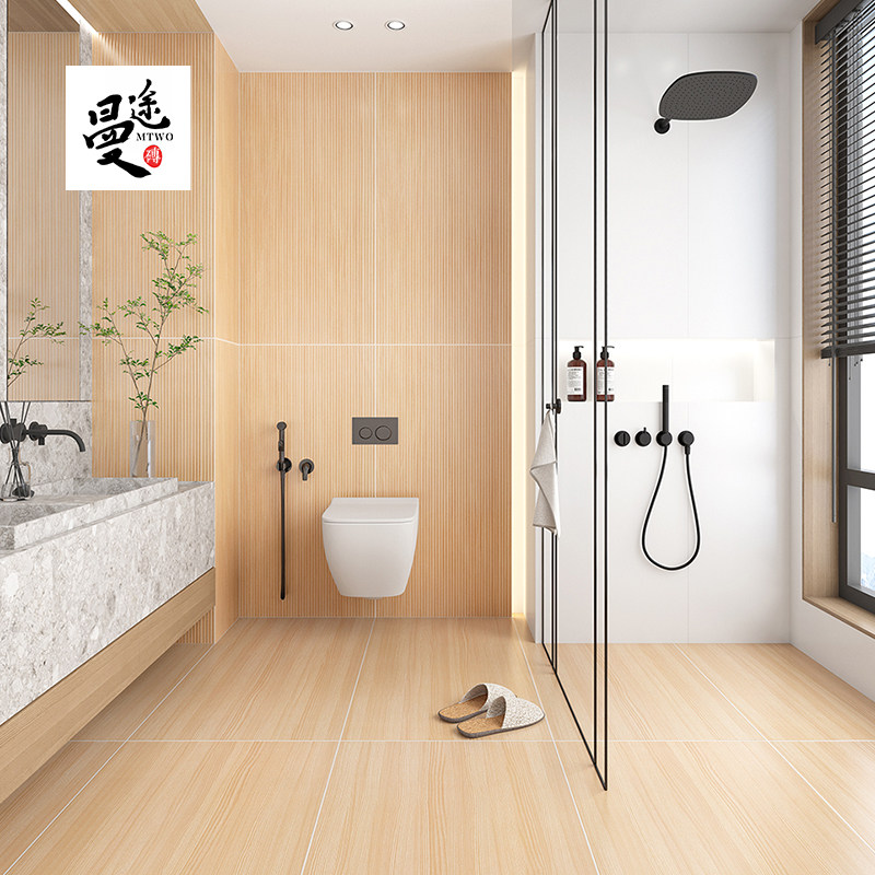 仿木纹地板瓷砖客厅木纹地砖600X1200卧室防滑卫生间地板砖仿古砖