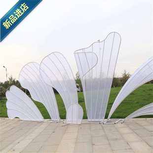 饰背景屏风商场美 婚庆道具f铁艺花瓣背景婚礼舞台装 2020新款 新款