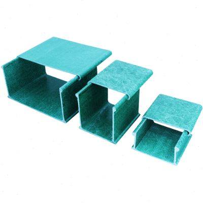 琼凯防火绝缘玻璃钢线槽封闭通高速通信防腐蚀定制电缆桥架槽盒