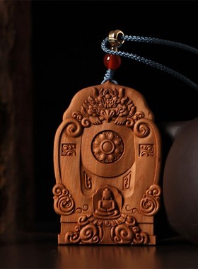 印度老山檀香观音吊坠挂件雕刻观音菩萨佛像护身毛衣链项坠项饰
