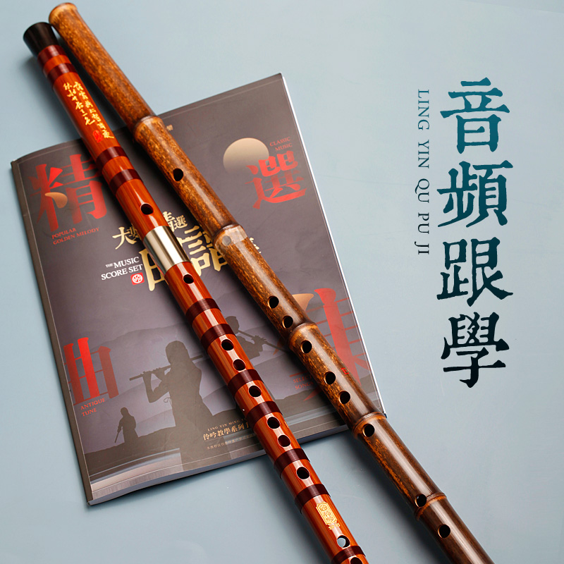 伶吟笛子竹笛入门曲谱洞箫流行萧简谱基础演奏教程视频示范曲谱集