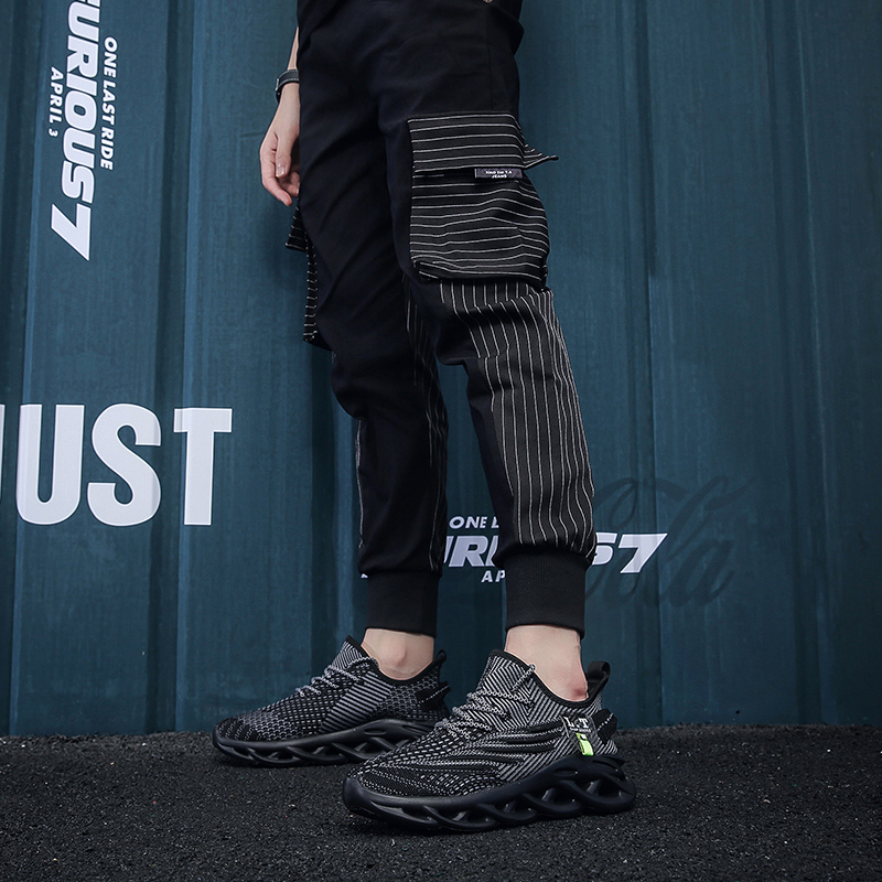 大码45码46黑色男鞋夏季防臭47运动休闲48夏款椰子透气薄款网鞋男