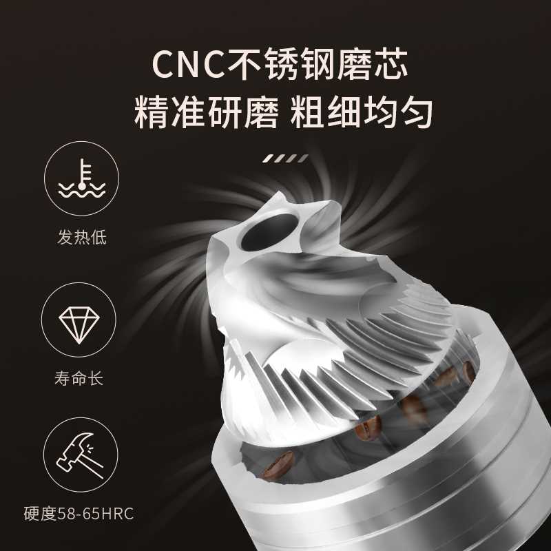 手摇磨豆机咖啡豆研磨机咖啡家用手冲器具手动便携式手磨咖啡机
