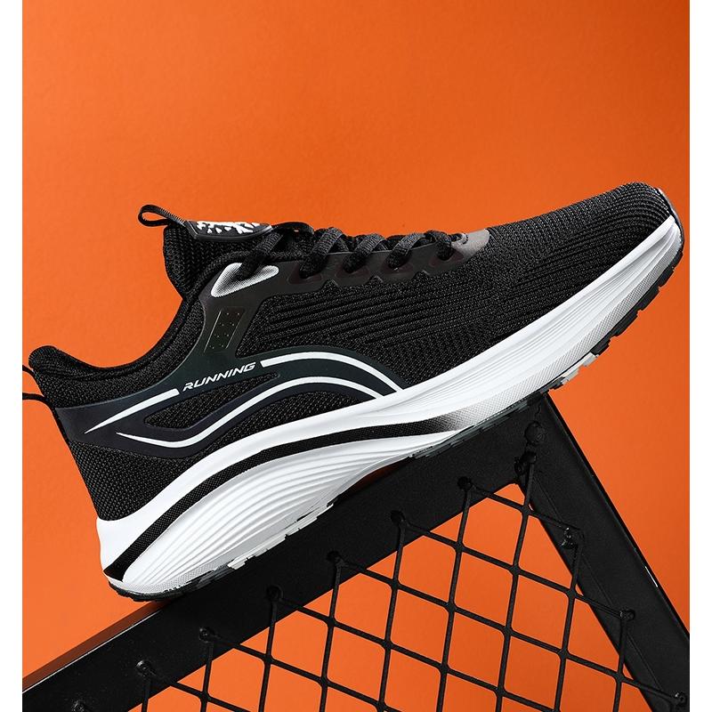 大尺码男鞋秋季45网面透气运动鞋46防滑薄款健身跑步鞋47宽脚48胖