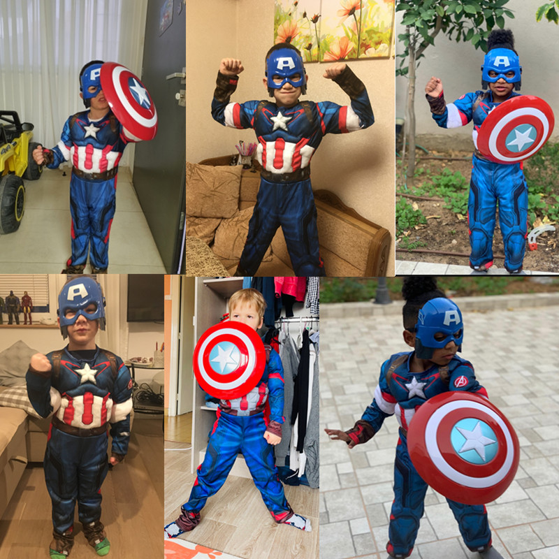 Avengers Endgame Childs Captain America Hulk Spiderman