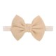 Inches Girls Solid Handmade 4.3 Baby Color Bowknot Headband