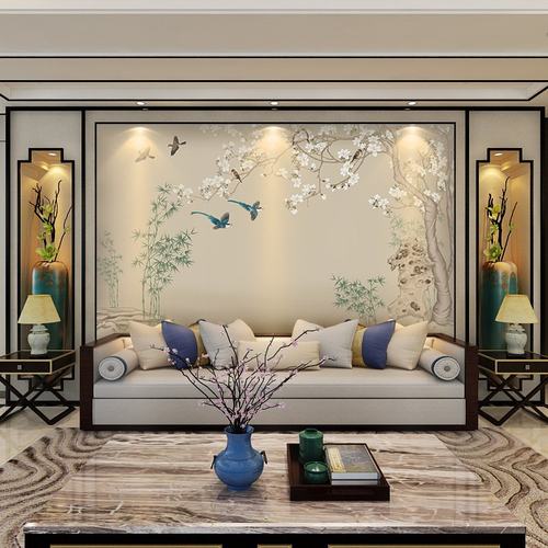 TV background wallpaper living room atmosphere wlallpaper m